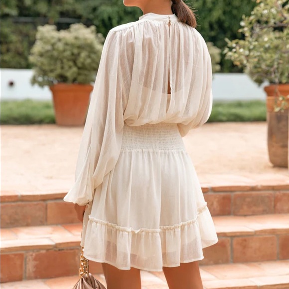 Vici dolls Long sleeve ruffle dress (starts with love smocked dress) - Picture 2 of 6